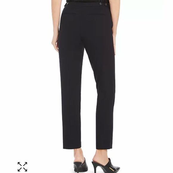 Final sale New WOT Calvin Klein Barbie Pink Trousers dress pants Button Detail - Picture 7 of 8